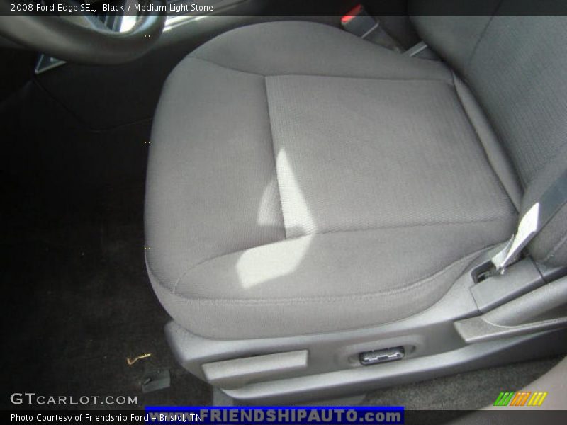 Black / Medium Light Stone 2008 Ford Edge SEL