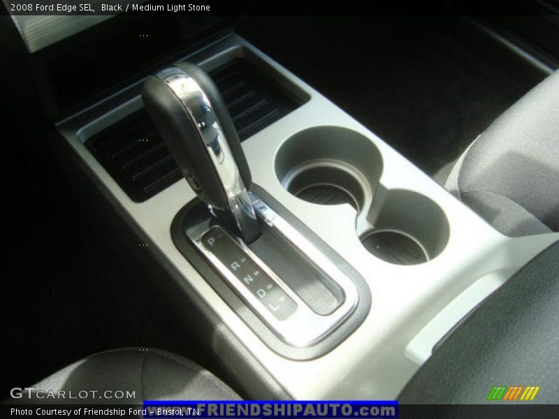 Black / Medium Light Stone 2008 Ford Edge SEL
