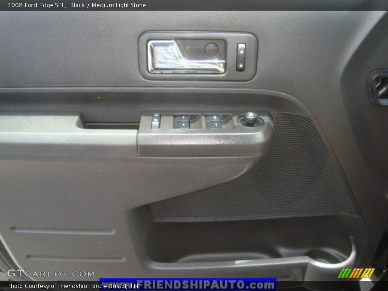 Black / Medium Light Stone 2008 Ford Edge SEL
