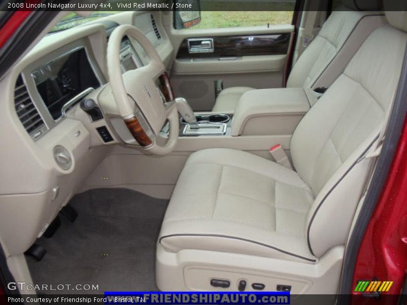 Vivid Red Metallic / Stone 2008 Lincoln Navigator Luxury 4x4