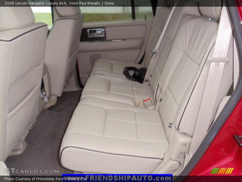 Vivid Red Metallic / Stone 2008 Lincoln Navigator Luxury 4x4