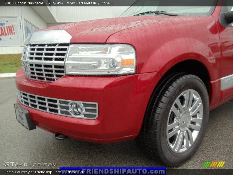 Vivid Red Metallic / Stone 2008 Lincoln Navigator Luxury 4x4