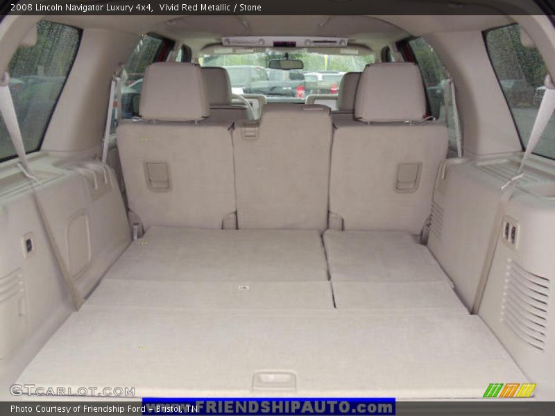 Vivid Red Metallic / Stone 2008 Lincoln Navigator Luxury 4x4