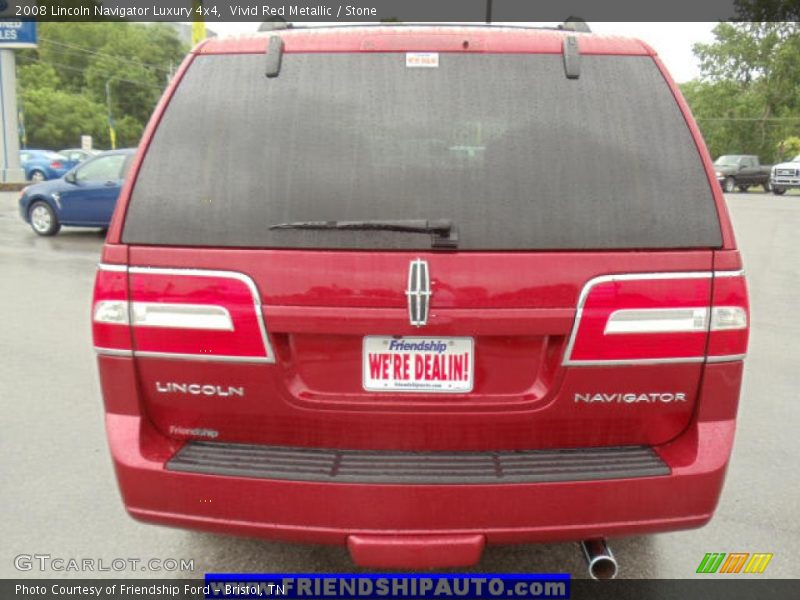 Vivid Red Metallic / Stone 2008 Lincoln Navigator Luxury 4x4