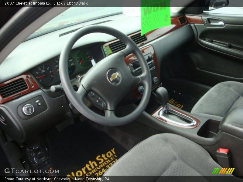 Black / Ebony Black 2007 Chevrolet Impala LS
