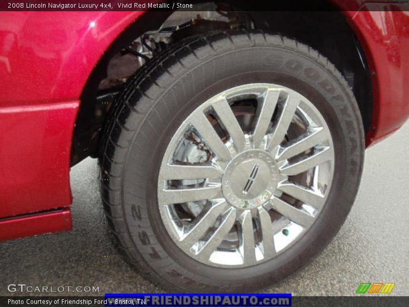 Vivid Red Metallic / Stone 2008 Lincoln Navigator Luxury 4x4