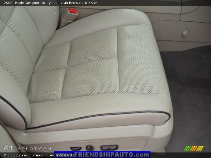 Vivid Red Metallic / Stone 2008 Lincoln Navigator Luxury 4x4