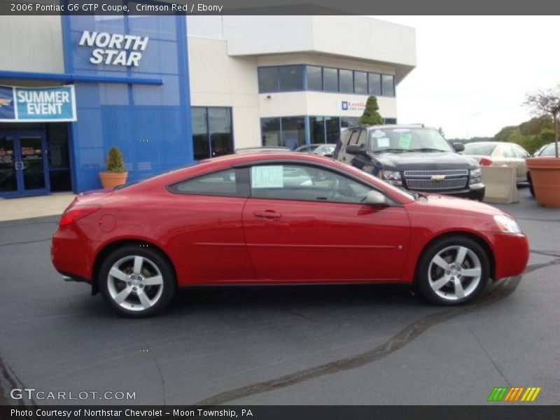 Crimson Red / Ebony 2006 Pontiac G6 GTP Coupe