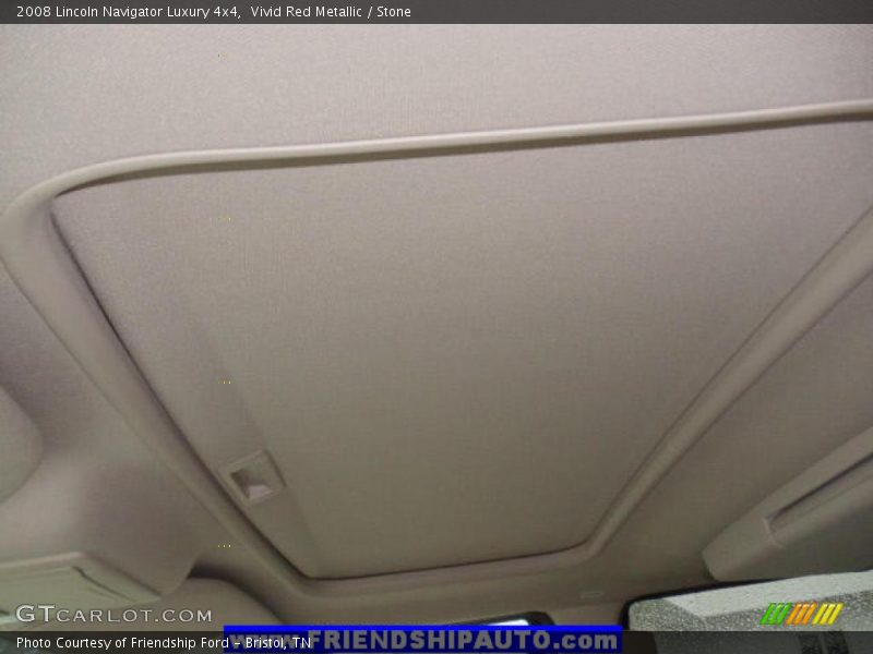 Vivid Red Metallic / Stone 2008 Lincoln Navigator Luxury 4x4