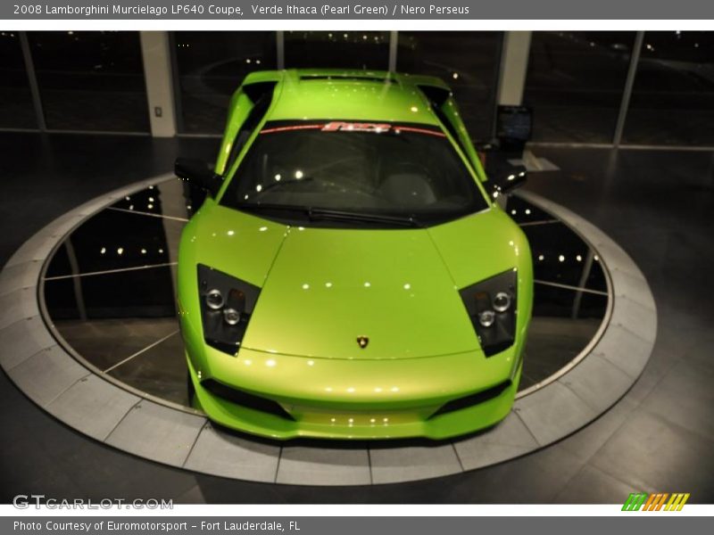 Verde Ithaca (Pearl Green) / Nero Perseus 2008 Lamborghini Murcielago LP640 Coupe