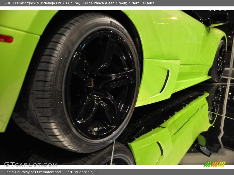 Verde Ithaca (Pearl Green) / Nero Perseus 2008 Lamborghini Murcielago LP640 Coupe