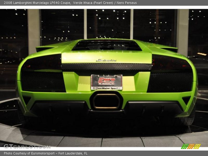 Verde Ithaca (Pearl Green) / Nero Perseus 2008 Lamborghini Murcielago LP640 Coupe