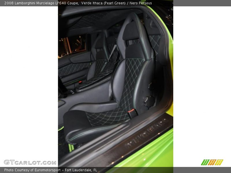 Verde Ithaca (Pearl Green) / Nero Perseus 2008 Lamborghini Murcielago LP640 Coupe