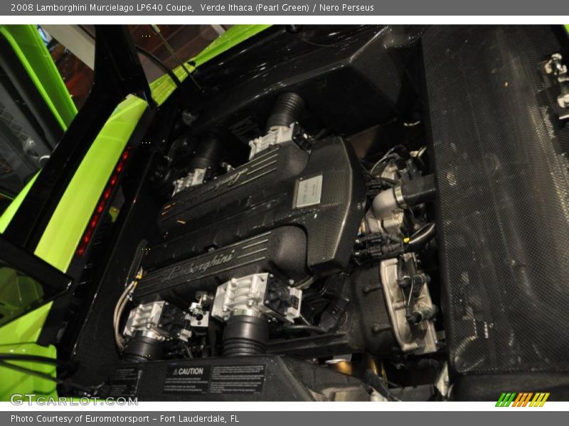 Verde Ithaca (Pearl Green) / Nero Perseus 2008 Lamborghini Murcielago LP640 Coupe