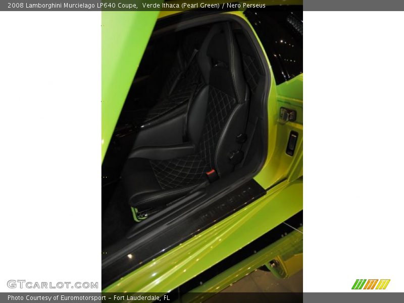 Verde Ithaca (Pearl Green) / Nero Perseus 2008 Lamborghini Murcielago LP640 Coupe