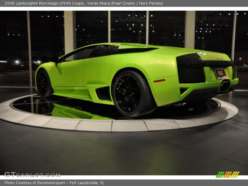 Verde Ithaca (Pearl Green) / Nero Perseus 2008 Lamborghini Murcielago LP640 Coupe