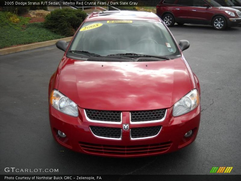 Inferno Red Crystal Pearl / Dark Slate Gray 2005 Dodge Stratus R/T Sedan