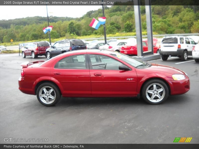 Inferno Red Crystal Pearl / Dark Slate Gray 2005 Dodge Stratus R/T Sedan