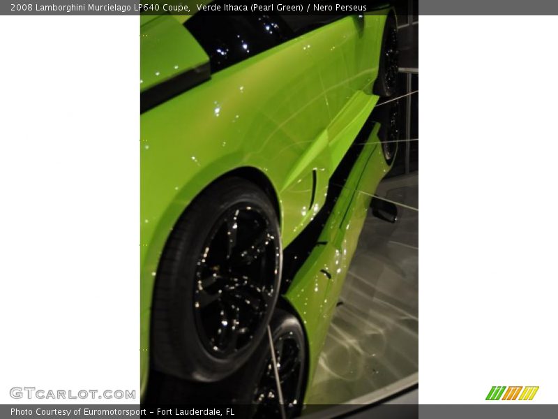 Verde Ithaca (Pearl Green) / Nero Perseus 2008 Lamborghini Murcielago LP640 Coupe