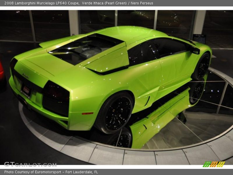 Verde Ithaca (Pearl Green) / Nero Perseus 2008 Lamborghini Murcielago LP640 Coupe