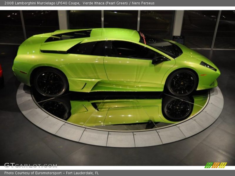 Verde Ithaca (Pearl Green) / Nero Perseus 2008 Lamborghini Murcielago LP640 Coupe