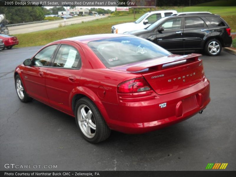 Inferno Red Crystal Pearl / Dark Slate Gray 2005 Dodge Stratus R/T Sedan