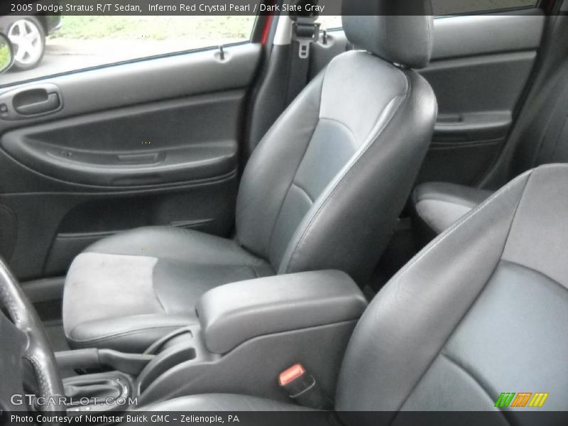Inferno Red Crystal Pearl / Dark Slate Gray 2005 Dodge Stratus R/T Sedan