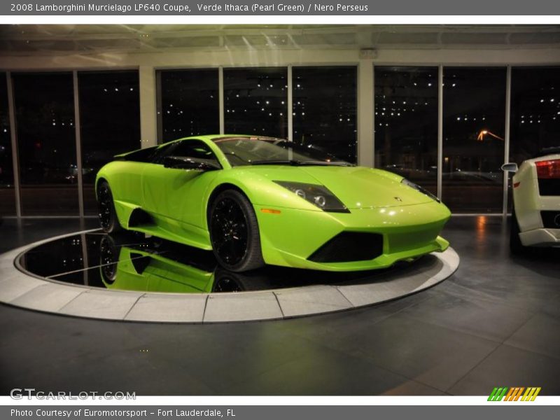 Verde Ithaca (Pearl Green) / Nero Perseus 2008 Lamborghini Murcielago LP640 Coupe