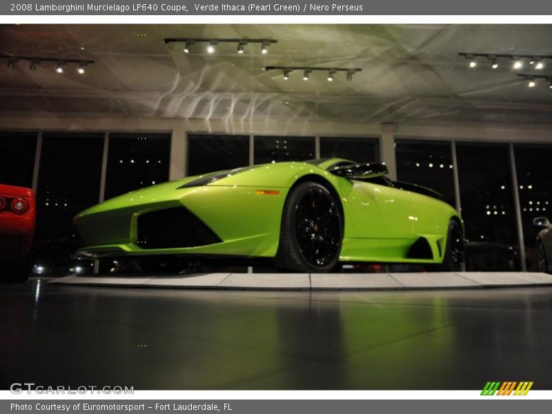 Verde Ithaca (Pearl Green) / Nero Perseus 2008 Lamborghini Murcielago LP640 Coupe