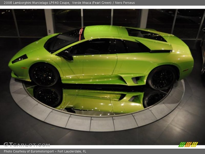 Verde Ithaca (Pearl Green) / Nero Perseus 2008 Lamborghini Murcielago LP640 Coupe