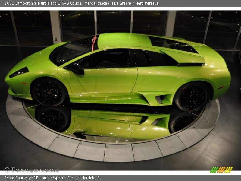 Verde Ithaca (Pearl Green) / Nero Perseus 2008 Lamborghini Murcielago LP640 Coupe