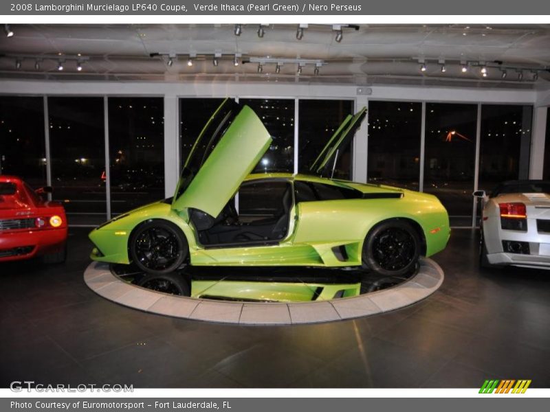 Verde Ithaca (Pearl Green) / Nero Perseus 2008 Lamborghini Murcielago LP640 Coupe