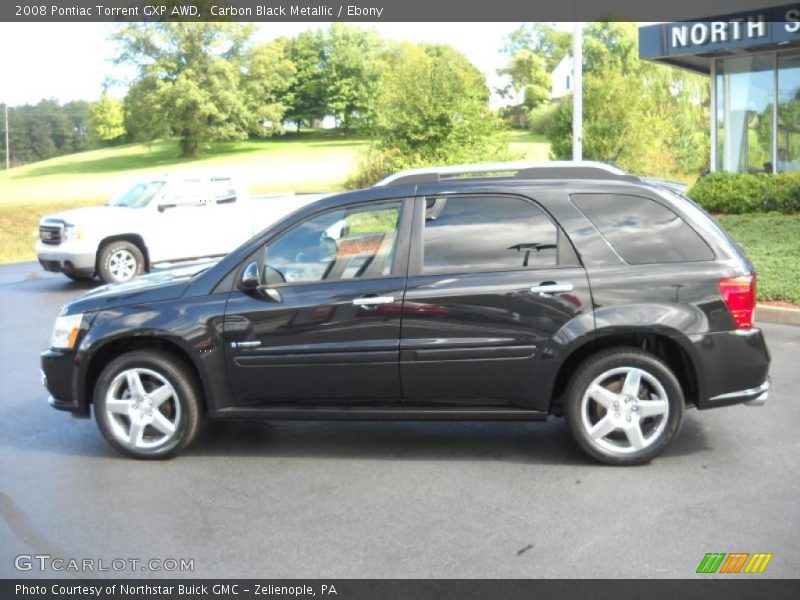 Carbon Black Metallic / Ebony 2008 Pontiac Torrent GXP AWD