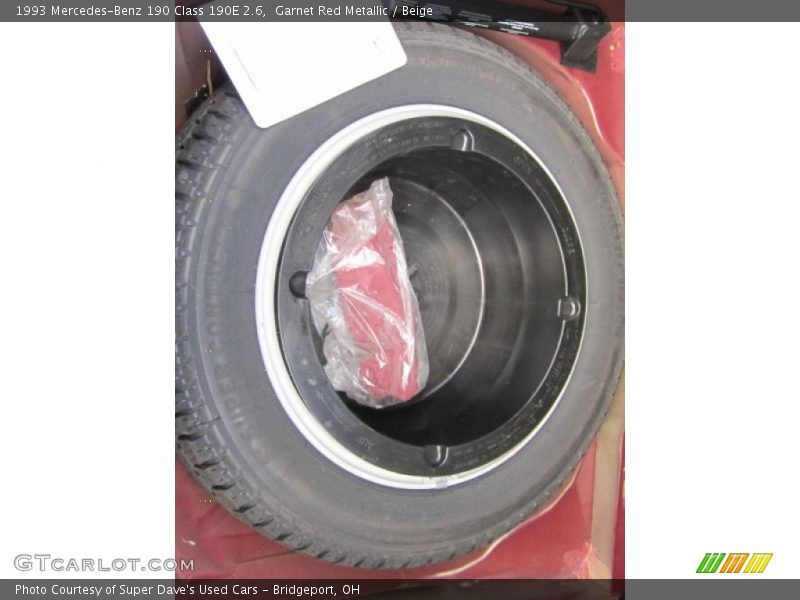Garnet Red Metallic / Beige 1993 Mercedes-Benz 190 Class 190E 2.6