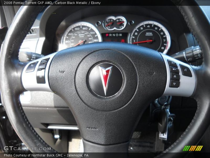 Carbon Black Metallic / Ebony 2008 Pontiac Torrent GXP AWD