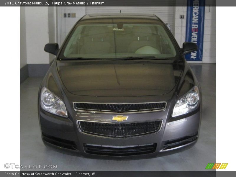 Taupe Gray Metallic / Titanium 2011 Chevrolet Malibu LS