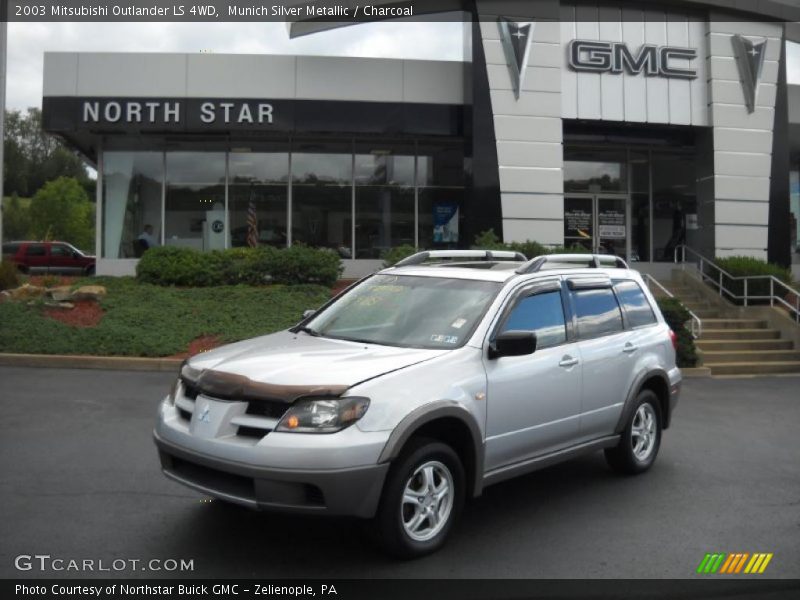 Munich Silver Metallic / Charcoal 2003 Mitsubishi Outlander LS 4WD