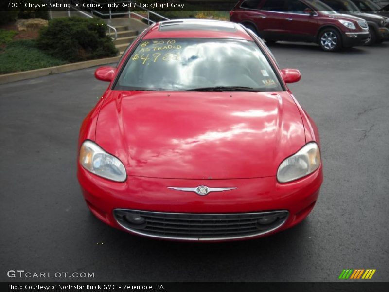 Indy Red / Black/Light Gray 2001 Chrysler Sebring LXi Coupe