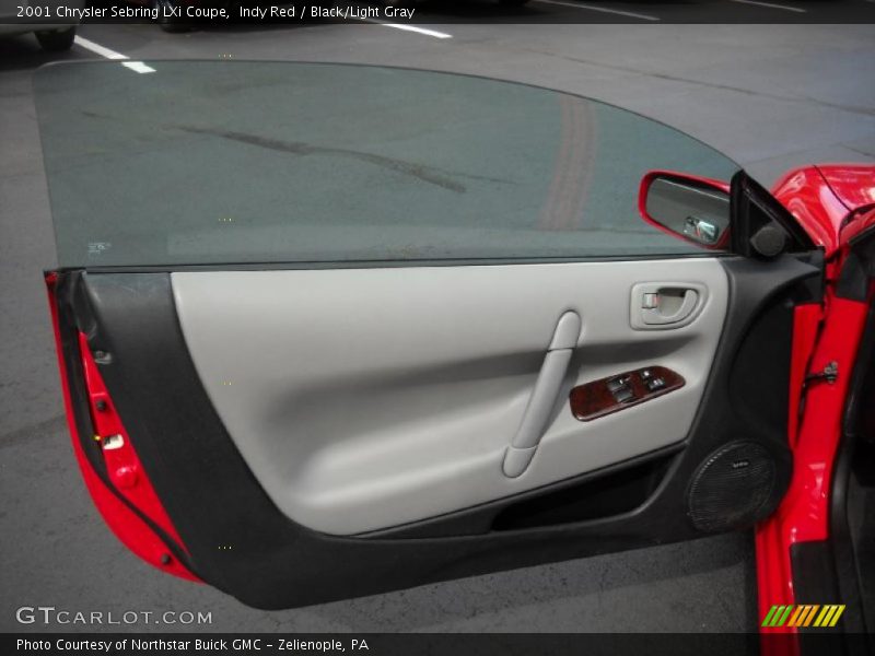 Indy Red / Black/Light Gray 2001 Chrysler Sebring LXi Coupe