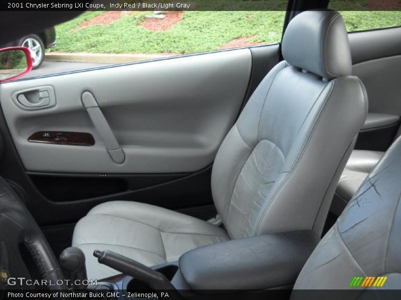 Indy Red / Black/Light Gray 2001 Chrysler Sebring LXi Coupe