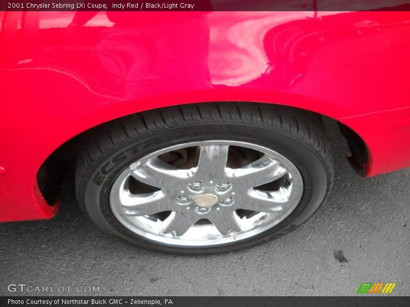 Indy Red / Black/Light Gray 2001 Chrysler Sebring LXi Coupe