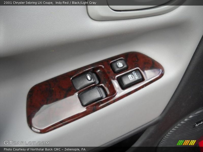 Indy Red / Black/Light Gray 2001 Chrysler Sebring LXi Coupe