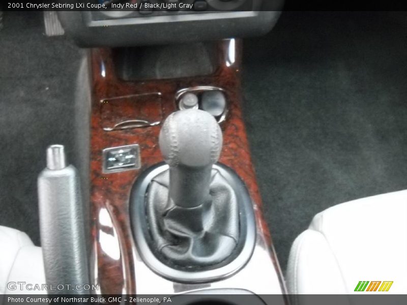 Indy Red / Black/Light Gray 2001 Chrysler Sebring LXi Coupe