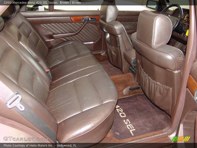 Brown / Brown 1990 Mercedes-Benz 420 SEL Sedan