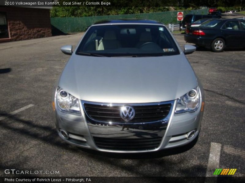 Opal Silver / Cornsilk Beige 2010 Volkswagen Eos Komfort