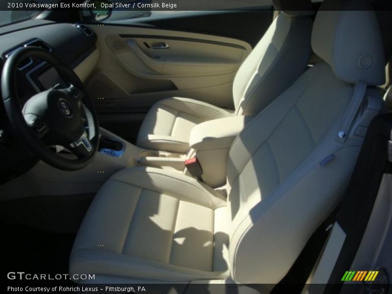 Opal Silver / Cornsilk Beige 2010 Volkswagen Eos Komfort
