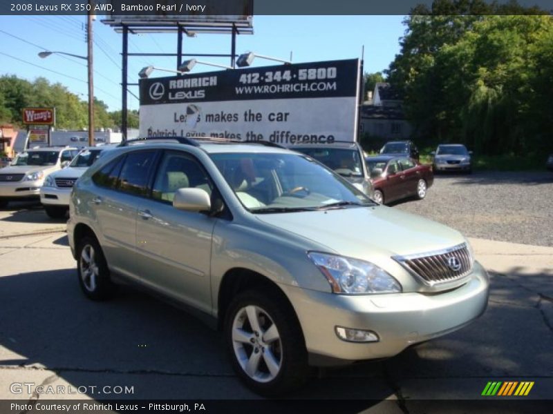 Bamboo Pearl / Ivory 2008 Lexus RX 350 AWD