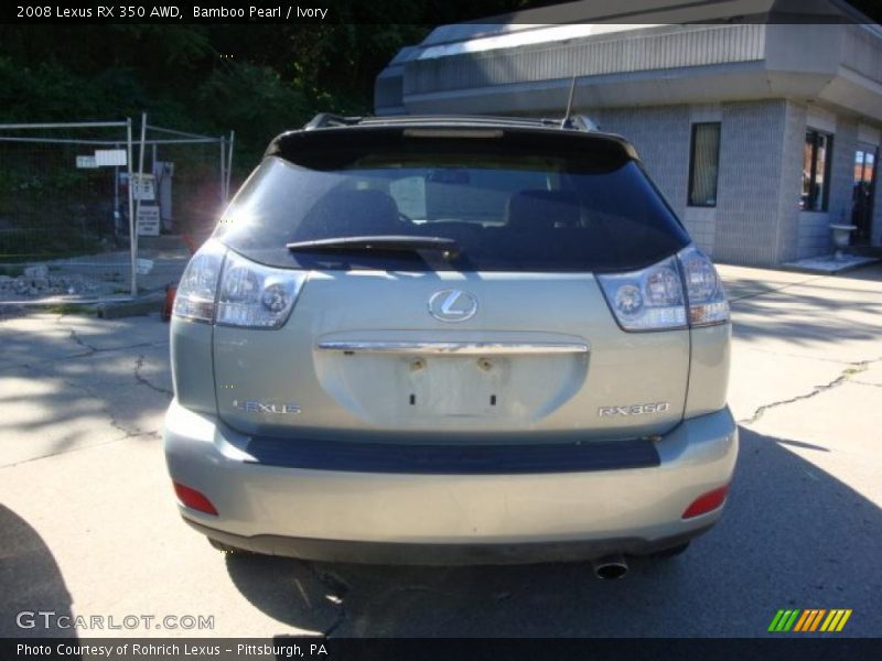 Bamboo Pearl / Ivory 2008 Lexus RX 350 AWD
