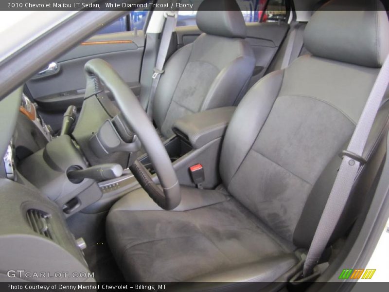 White Diamond Tricoat / Ebony 2010 Chevrolet Malibu LT Sedan