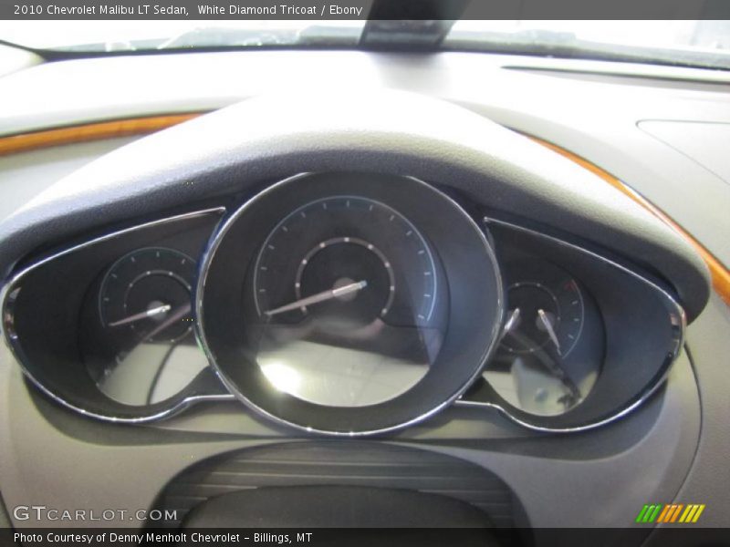 White Diamond Tricoat / Ebony 2010 Chevrolet Malibu LT Sedan